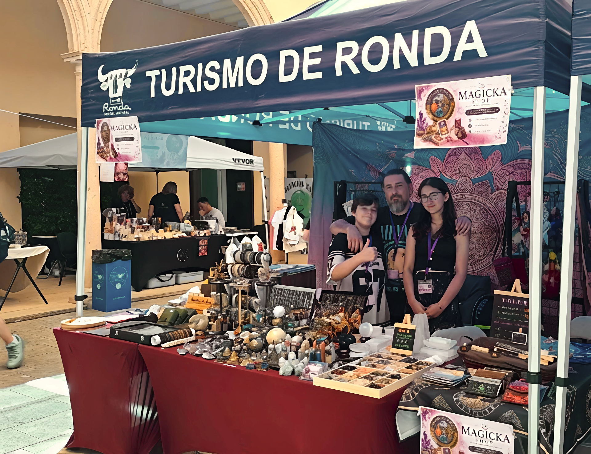 Stand de Magicka Shop en El Secreto de Ronda